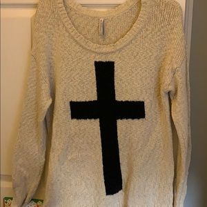Graphic sweater